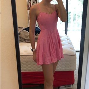 Talula Pink Flowy Dress